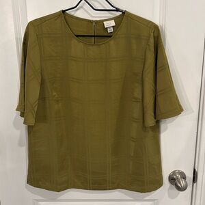 Green, medium blouse